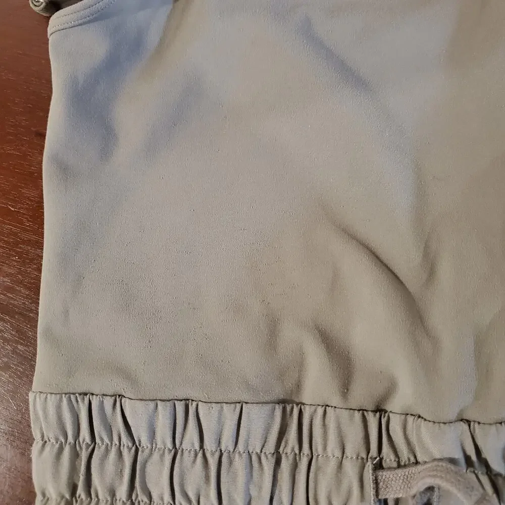 YPB Abercrombie Kids Smocked Jumpsuit Size 11/12 Performance Active Pockets